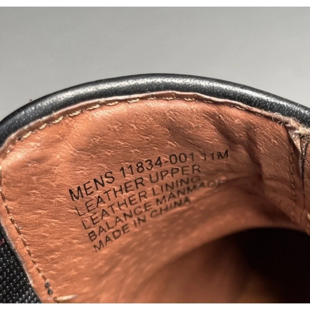 Florsheim Men's Black‎ Leather Chelsea Boots Size 11 M